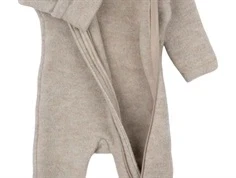 Mikk-line melange offwhite ulddragt merinould